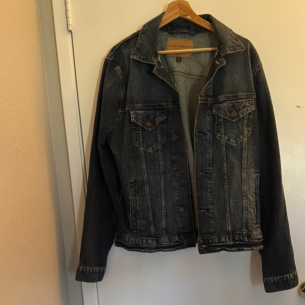 Lucky Brand Dark Wash Denim Jacket